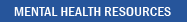Mental Health Resources